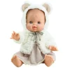 Paola Reina Puppe Gordi Elvi Mädchen Rosa Kleid 34 cm