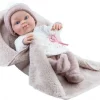 Paola Reina Puppe Pikolines Mädchen Decke 32 cm