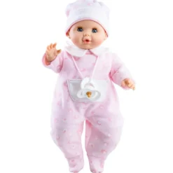 Paola Reina Puppe Sonia Weinen Schnuller Rosa 36 cm