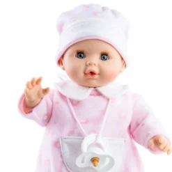 Paola Reina Puppe Sonia Weinen Schnuller Rosa 36 cm