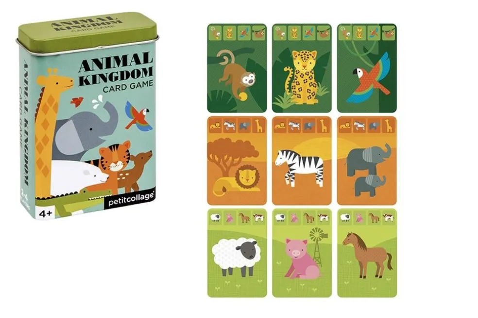 Petit Collage Quartett Kartenspiel Tiere