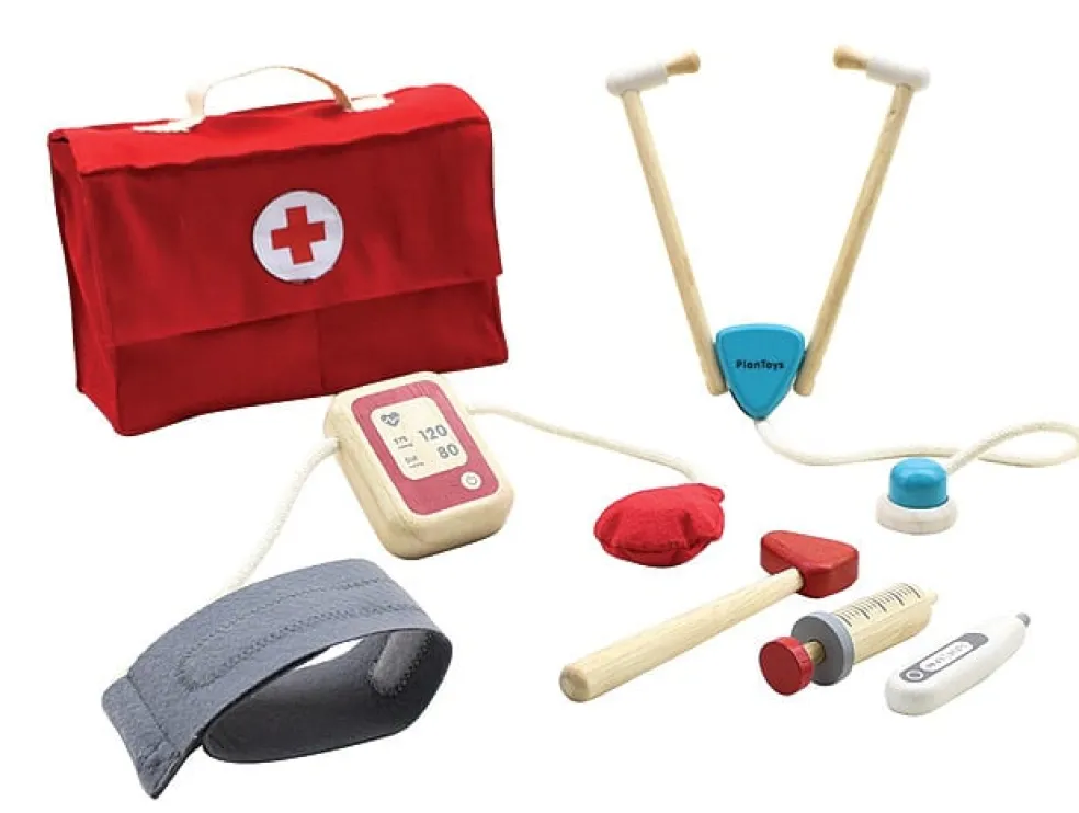 PlanToys Arzt Spielset Holz 3451