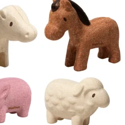 PlanToys Bauernhof-Tiere Set Holz 6127