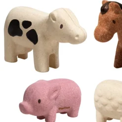 PlanToys Bauernhof-Tiere Set Holz 6127