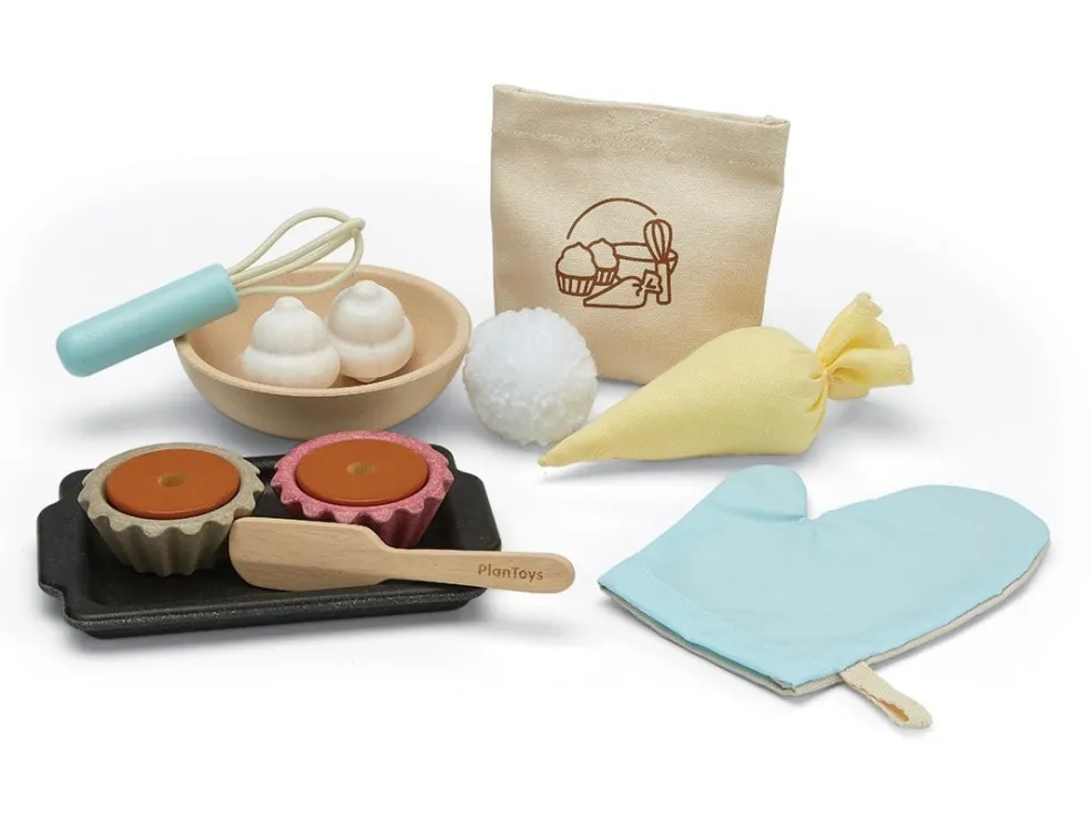 PlanToys Cupcake Set Holz 3626
