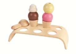 PlanToys Eiscreme Set Holz 3486