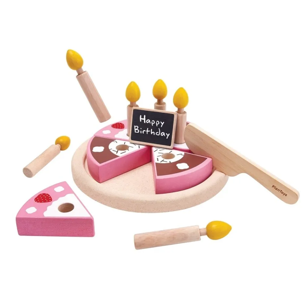 PlanToys Geburtstagskuchen Holz 3488