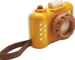 PlanToys Kamera Holz Ockergelb 5412