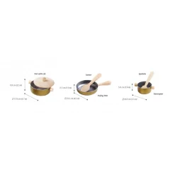PlanToys Kinder Kochgeschirr 3413