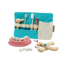 PlanToys Kinder Zahnarzt Set Holz 3493
