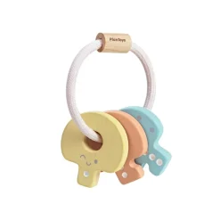PlanToys Schlüsselbund Rassel Pastell 5251