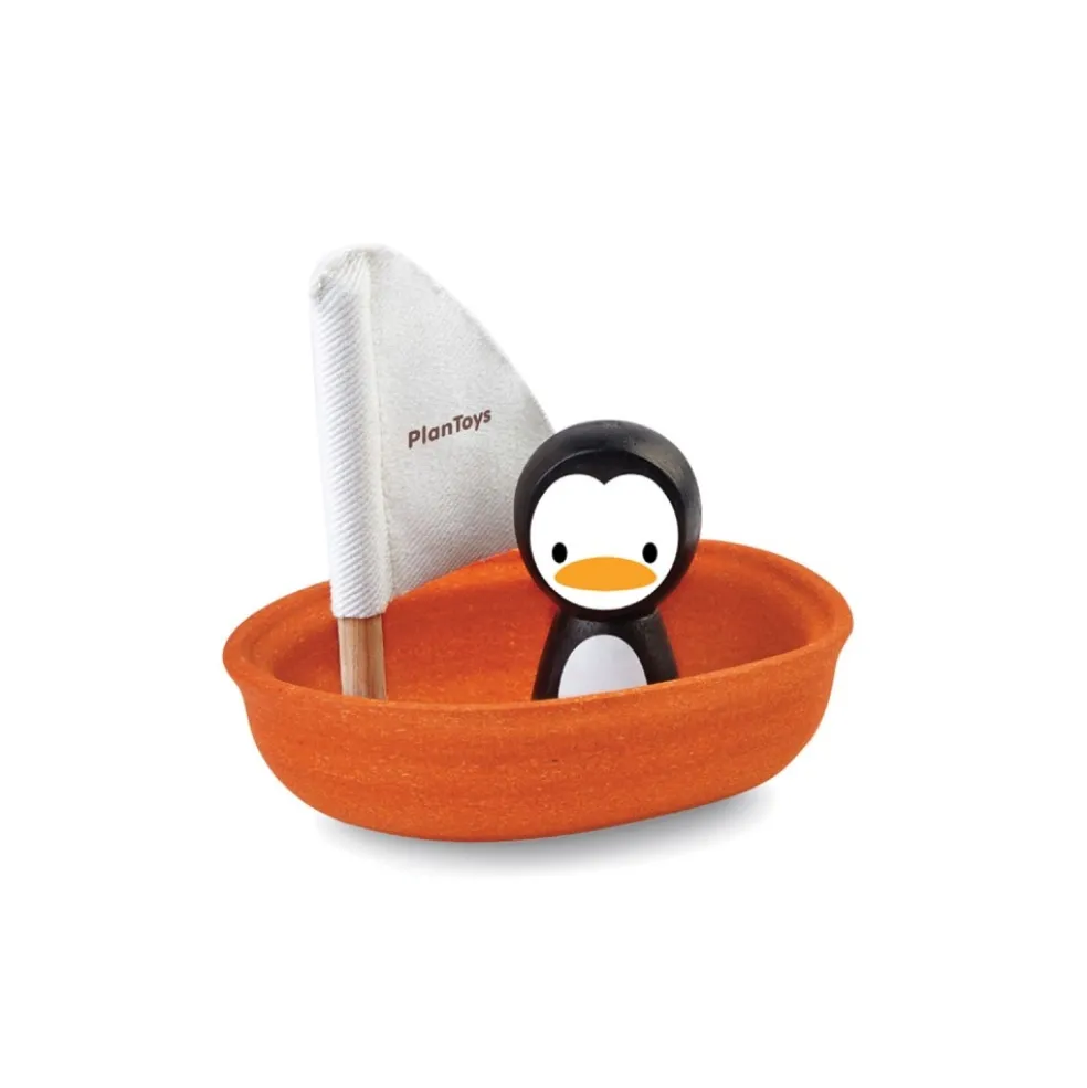 PlanToys Segelboot mit Pinguin 5711