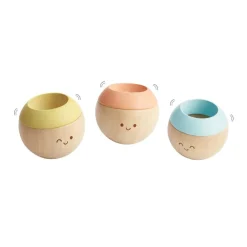 PlanToys Sensory Fühlkugeln Holz Pastell 5258