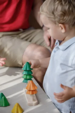 PlanToys Sortier und Zähl Bäumen Holz