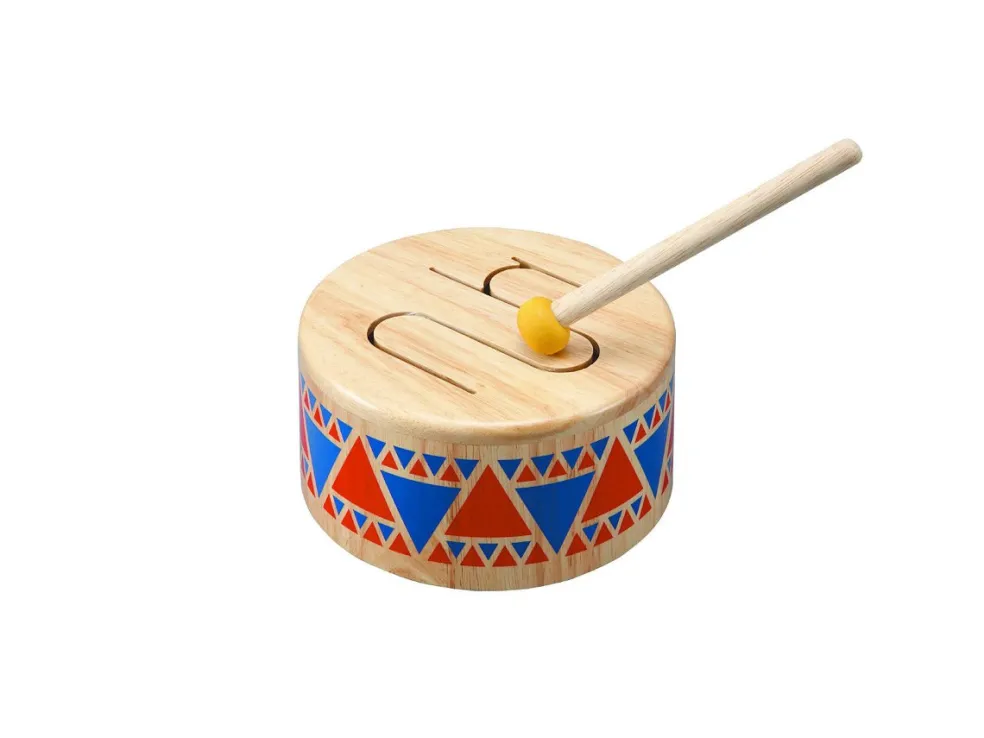 PlanToys Trommel Solid Drum Holz 6404