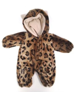 Puppen Onesie Panther Druck Braun (Geeignet für Gordi)