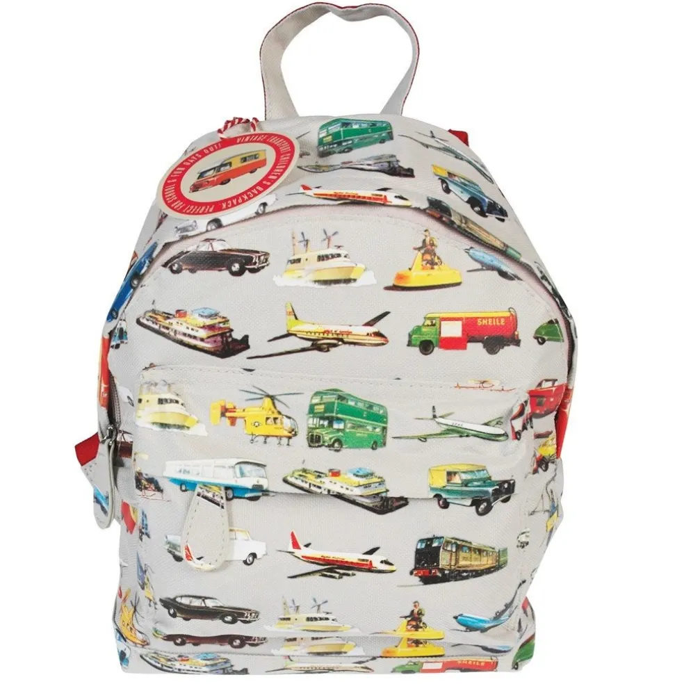Rex London Kinderrucksack Vintage Transport Beige