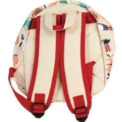 Rex London Kinderrucksack Tieren Colourful Creature Beige