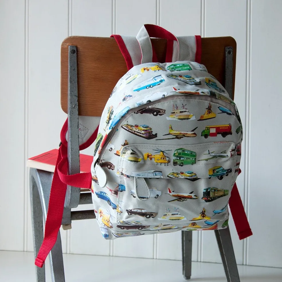 Rex London Kinderrucksack Vintage Transport Beige