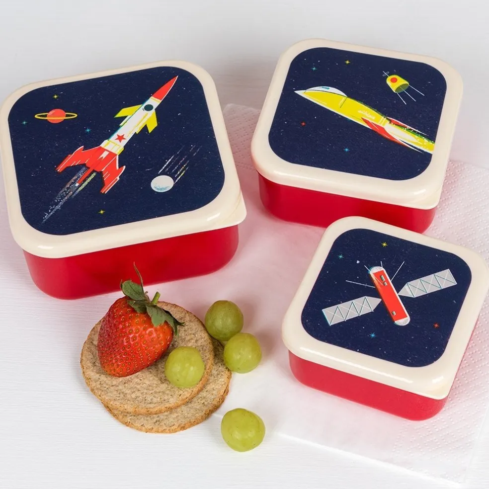 Rex London Snackdosen Raumfahrt 3-Teilig