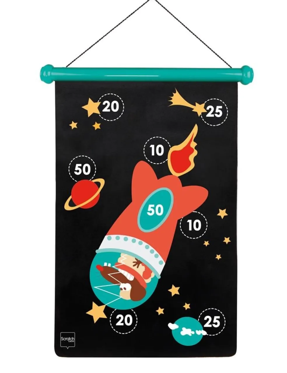 Scratch Creatief Speelgoed Dartspiel Magnetisch Raumfahrt Large