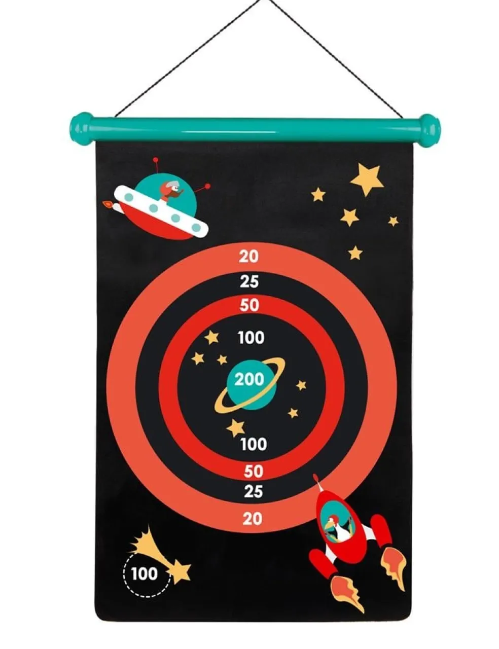 Scratch Creatief Speelgoed Dartspiel Magnetisch Raumfahrt Large