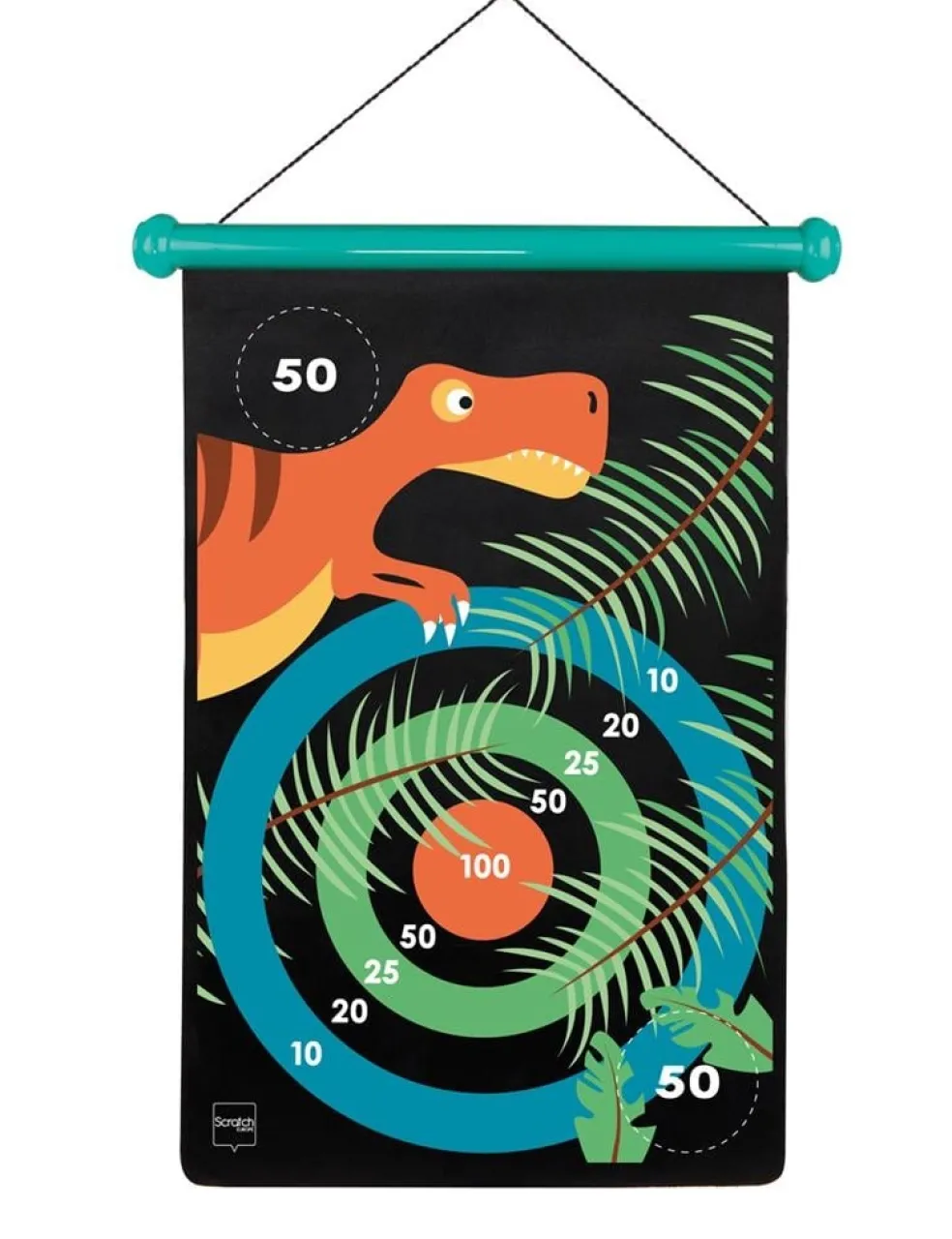 Scratch Creatief Speelgoed Dartspiel Magnetisch Dino Large