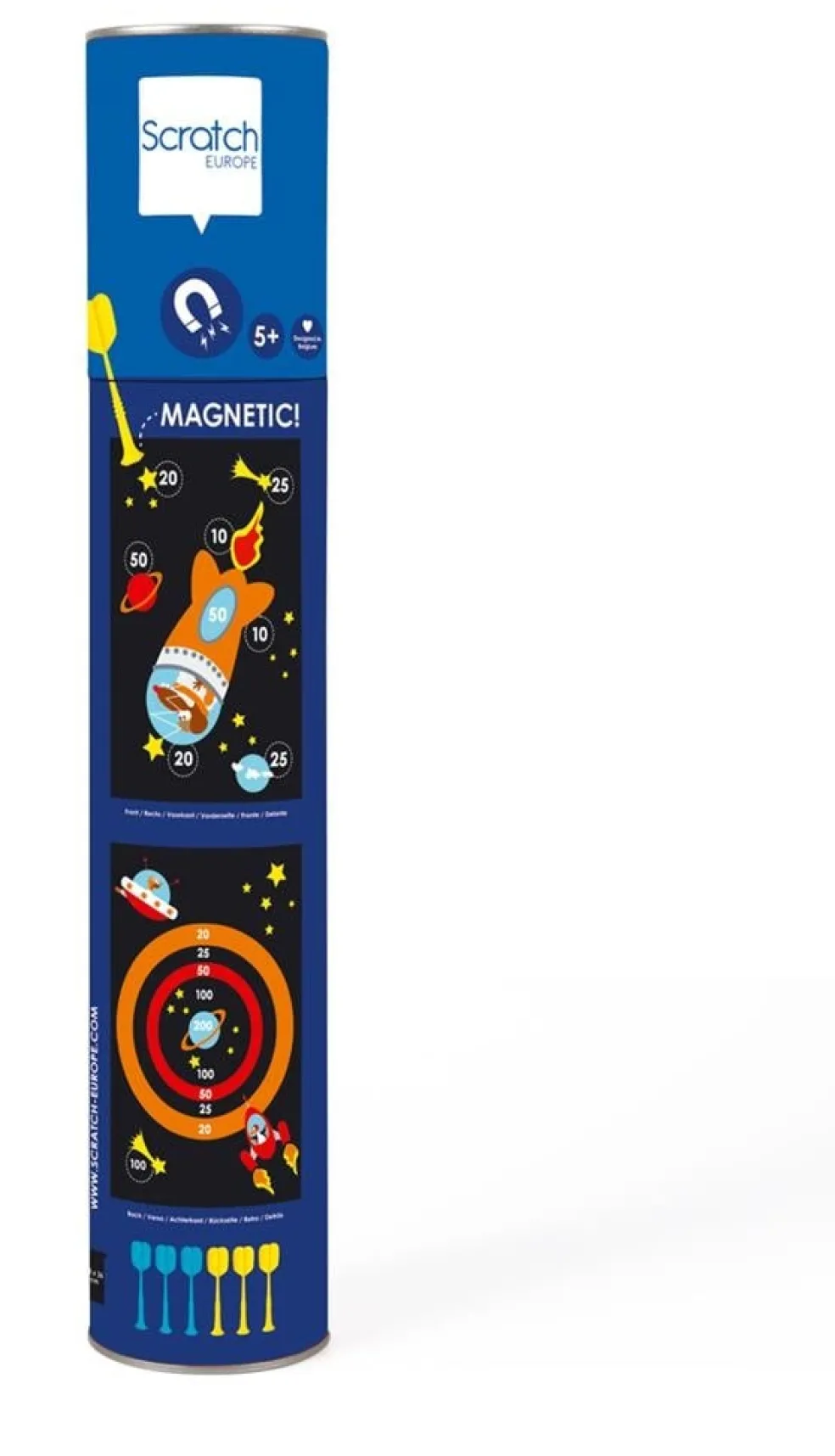 Scratch Creatief Speelgoed Dartspiel Magnetisch Raumfahrt Large