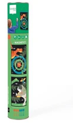 Scratch Creatief Speelgoed Dartspiel Magnetisch Dino Large