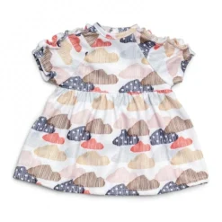 Skrallan Puppenkleid Wolken (Auch Geeignet für Gordi)