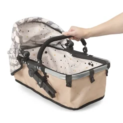 Skrallan Puppenwagen 3-in-1 Rosa