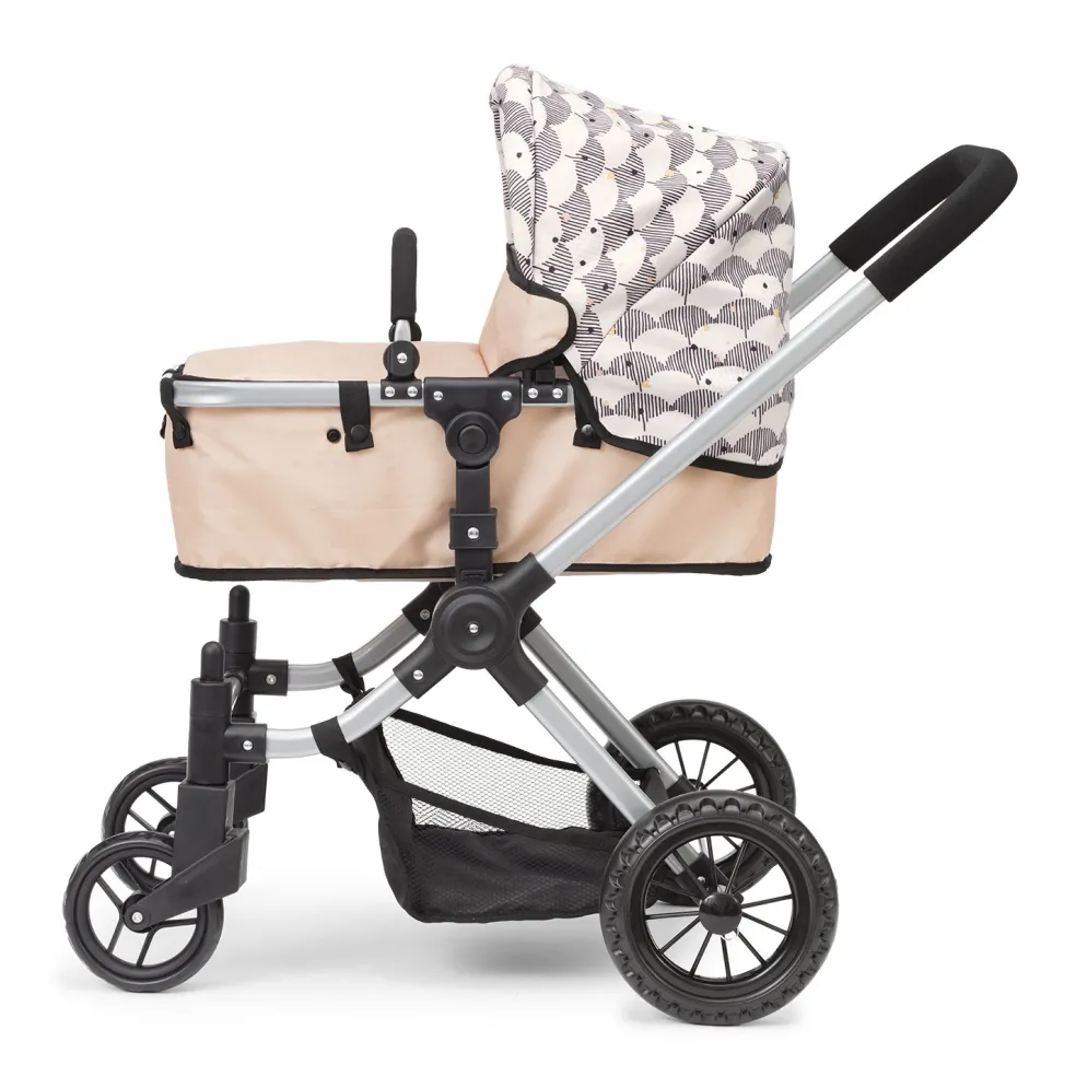 Skrallan Puppenwagen 3-in-1 Rosa