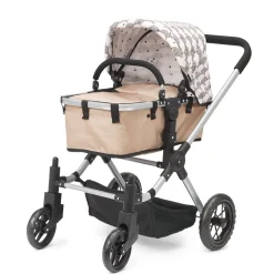 Skrallan Puppenwagen 3-in-1 Rosa