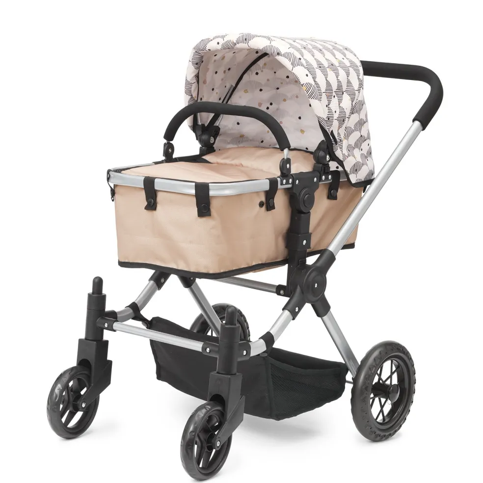 Skrallan Puppenwagen 3-in-1 Rosa
