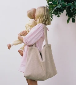 Studio Noos Wickeltasche Chunky Teddy Ecru