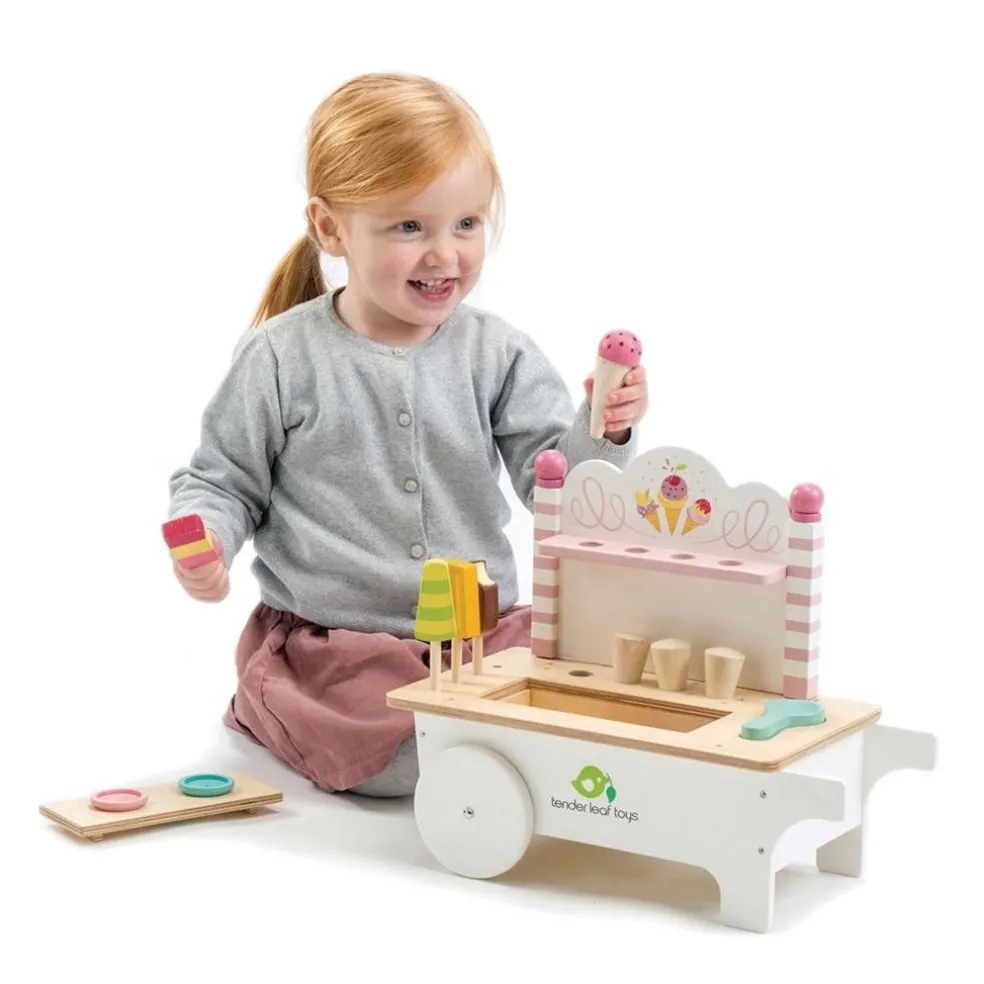 Tender Leaf Toys Eiswagen Holz