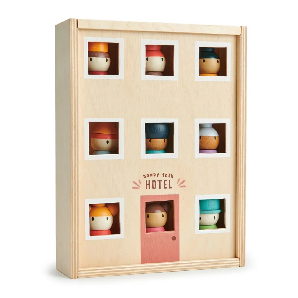 Tender Leaf Toys Happy Folk Hotel Holz
