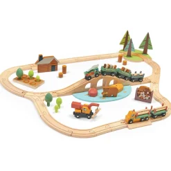 Tender Leaf Toys Holz-Eisenbahn Wild Pines