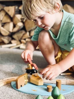 Tender Leaf Toys Holz-Eisenbahn Wild Pines