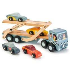 Tender Leaf Toys Lastwagen Mit Autos Holz
