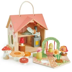 Tender Leaf Toys Puppenhaus Cottage Rosewood Holz