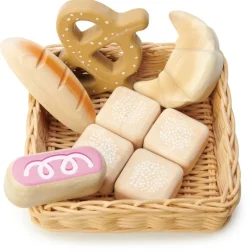 Tender Leaf Toys Weidenkorb mit Brot