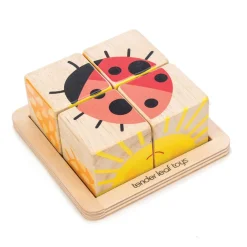 Tender Leaf Toys Würfelpuzzle Holz