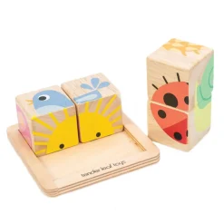 Tender Leaf Toys Würfelpuzzle Holz