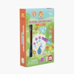 Tiger Tribe Crayon Adventures Wachsmalstifte-Set Garten