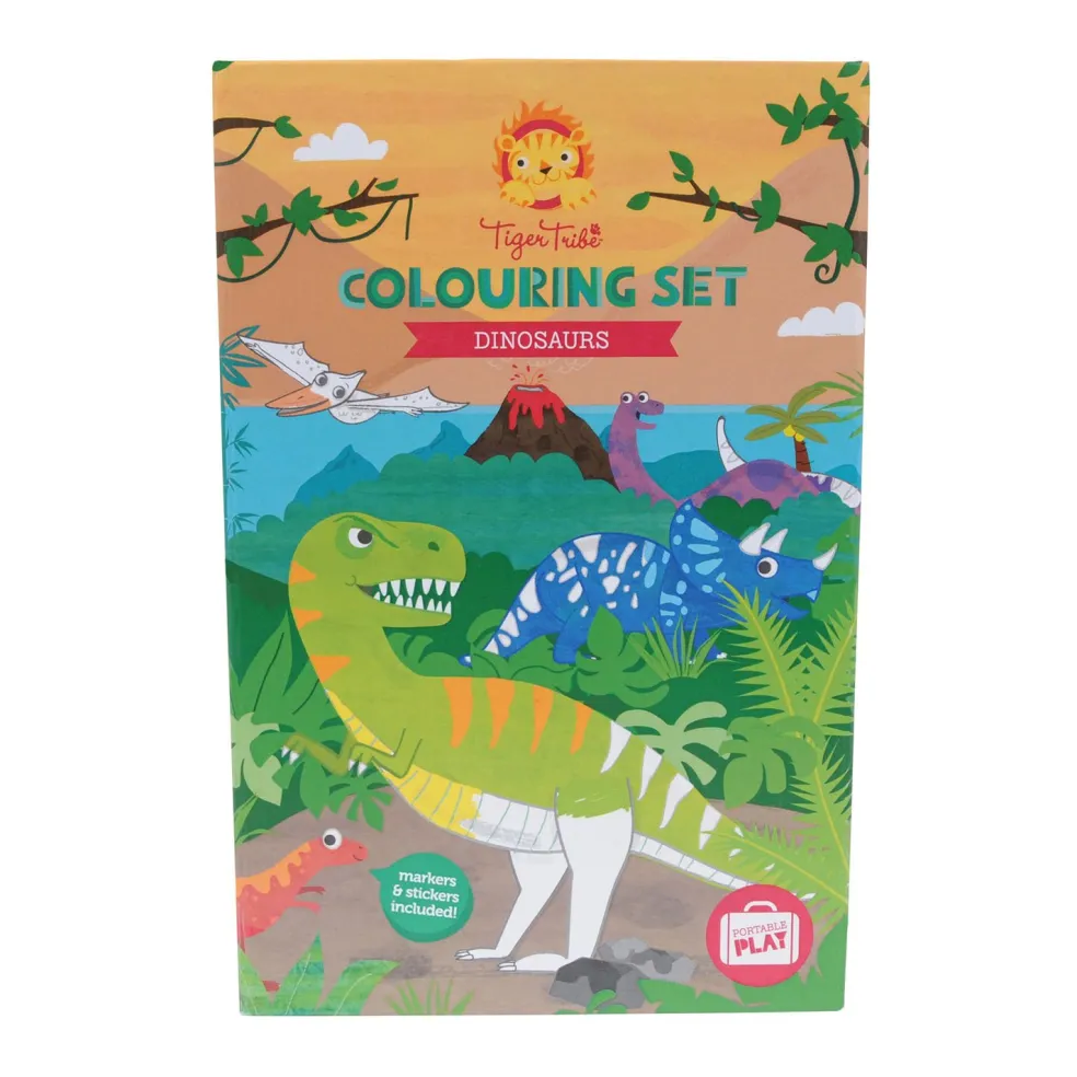Tiger Tribe Farben-Set Dinosaurier