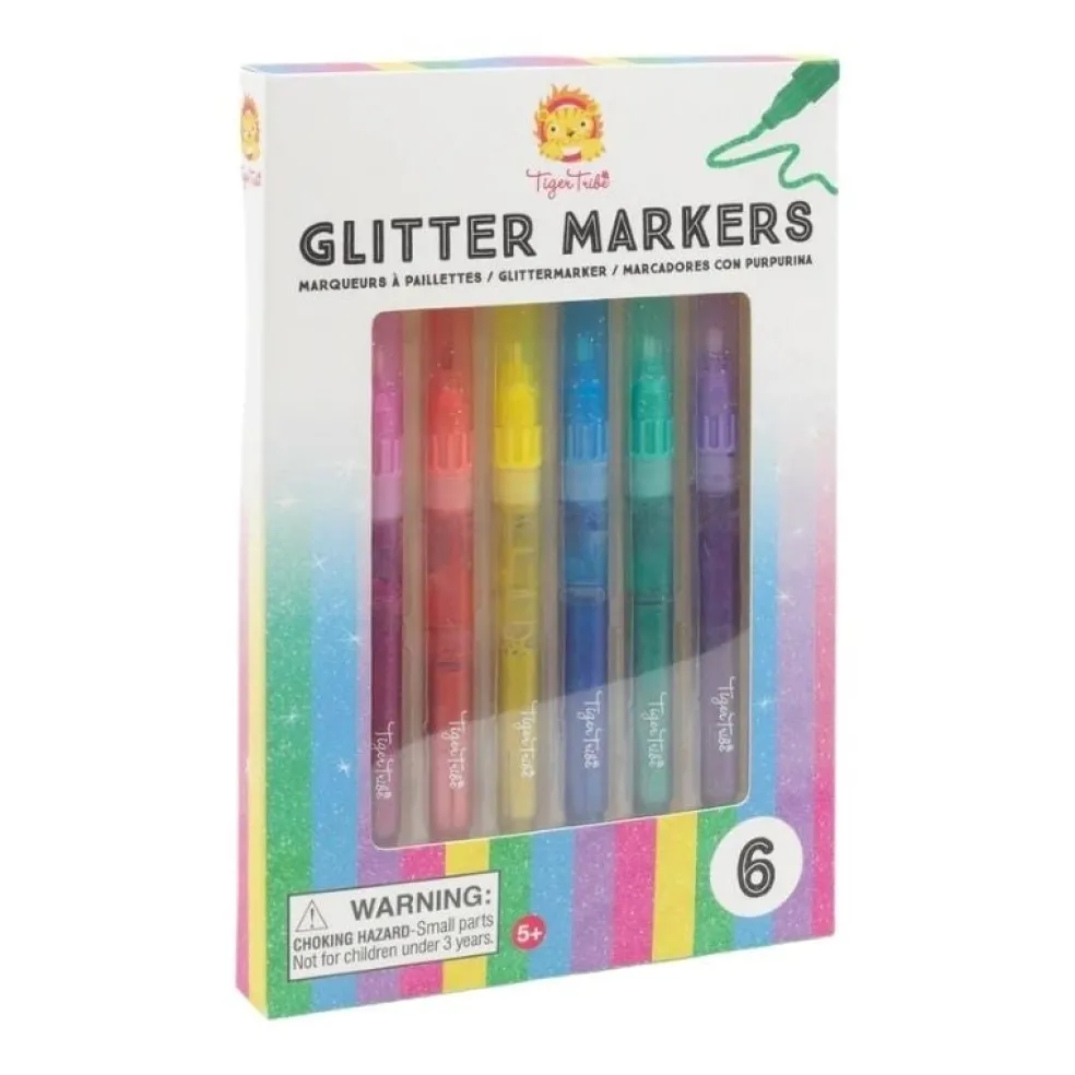 Tiger Tribe Glitzerstifte 6-Teilig