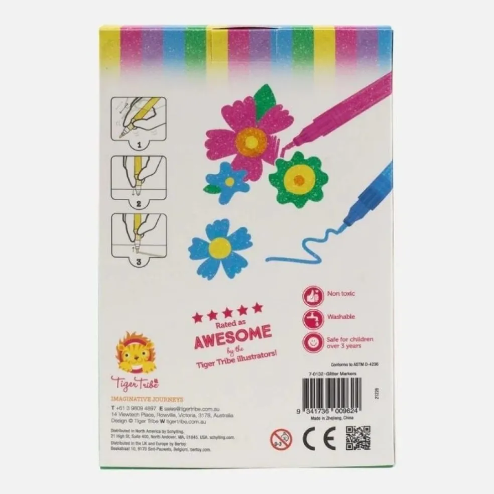 Tiger Tribe Glitzerstifte 6-Teilig