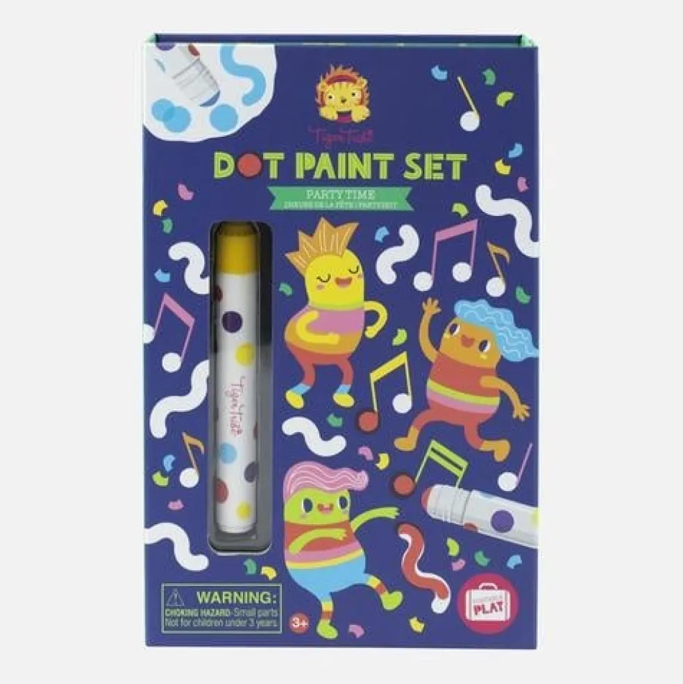 Tiger Tribe Malset Dot Paint Party Time