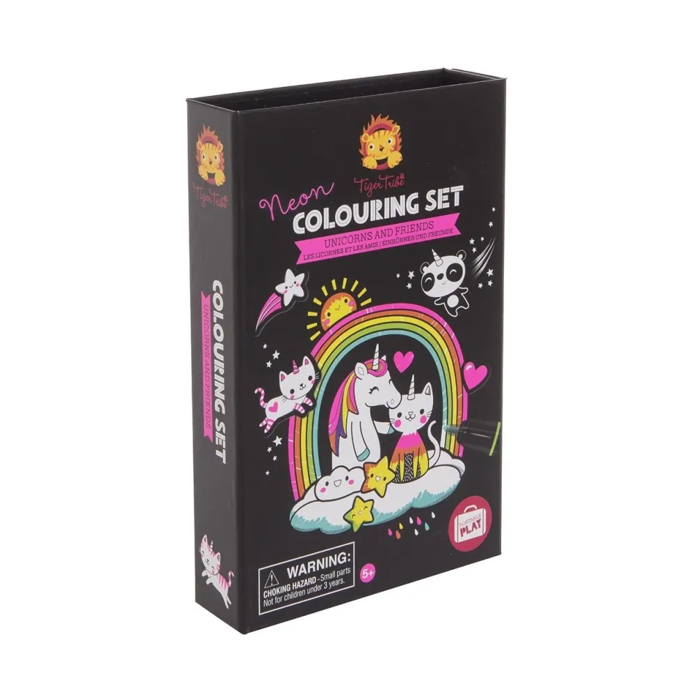 Tiger Tribe Neon Farben-Set Einhorn